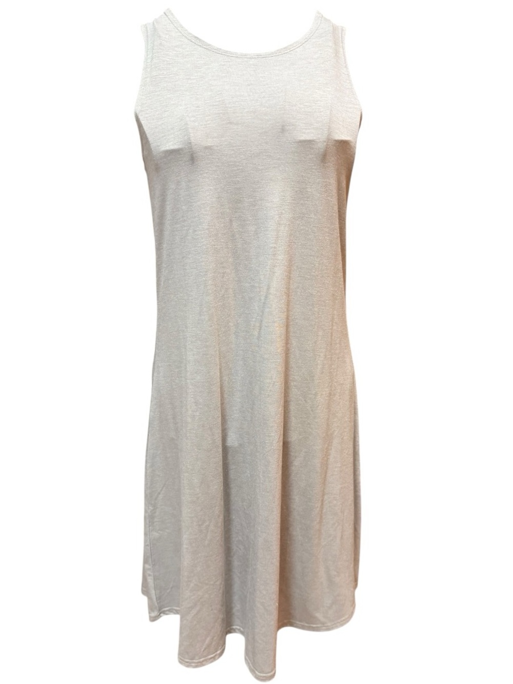 Free Fly Apparel Gray Classic Athleisure Minimalist Tank Dress